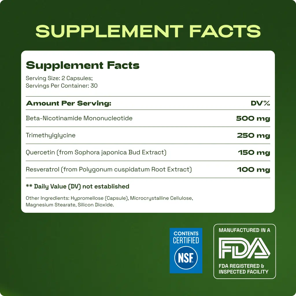 EVERVITAL NMN 4-IN-1 COMPLEX: THE COMPLETE NAD+ SUPPORT FORMULA